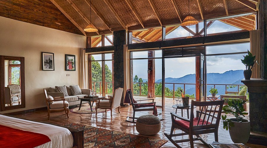 Nkuringo Gorilla Lodge Uganda Living Room