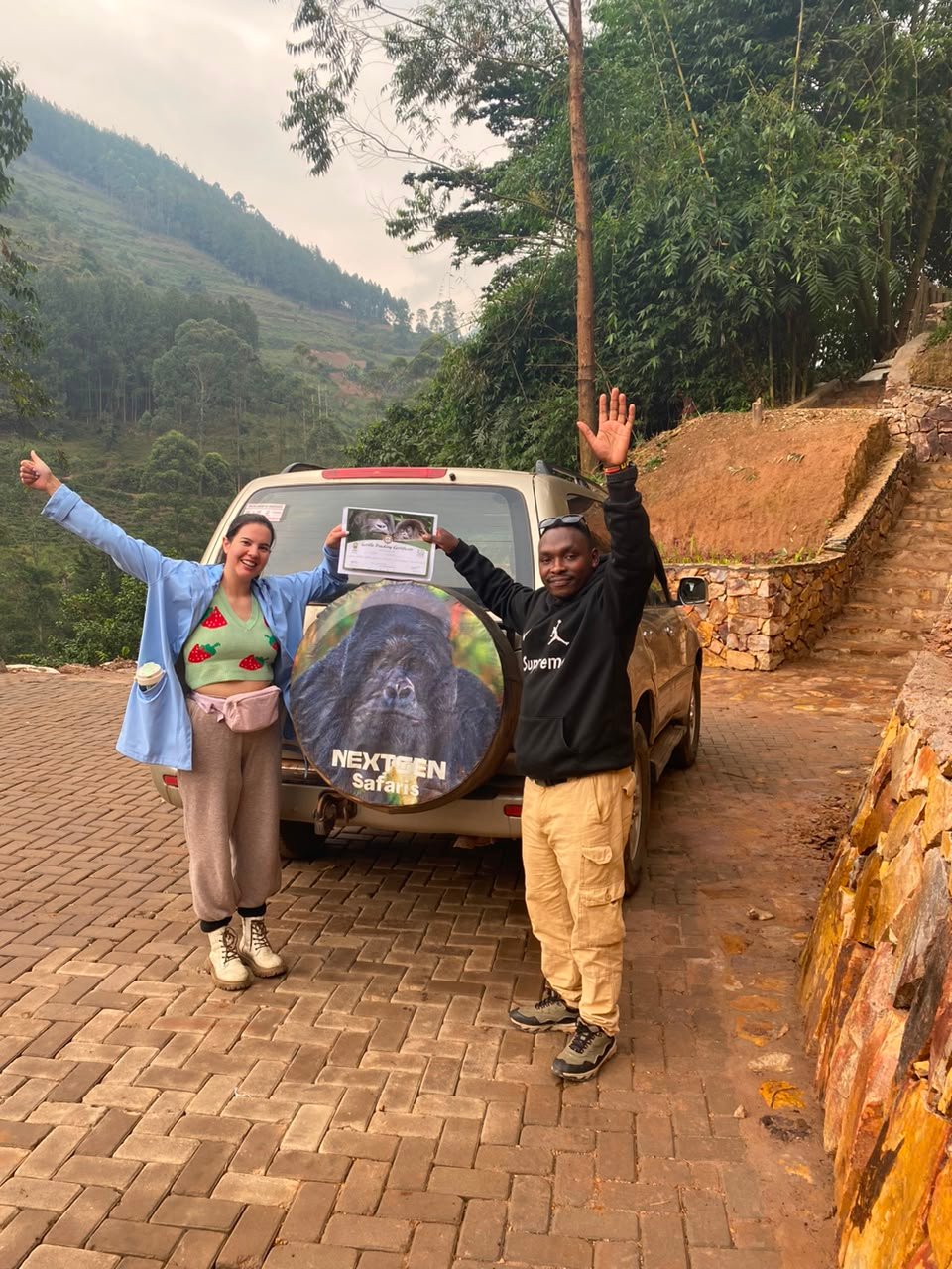 Mountain gorilla trekking experience in Africa