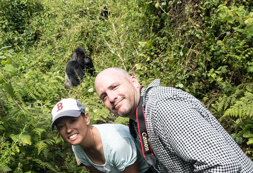 Gorilla Trekking in Rwanda with Lake Kivu honeymoon safari experience