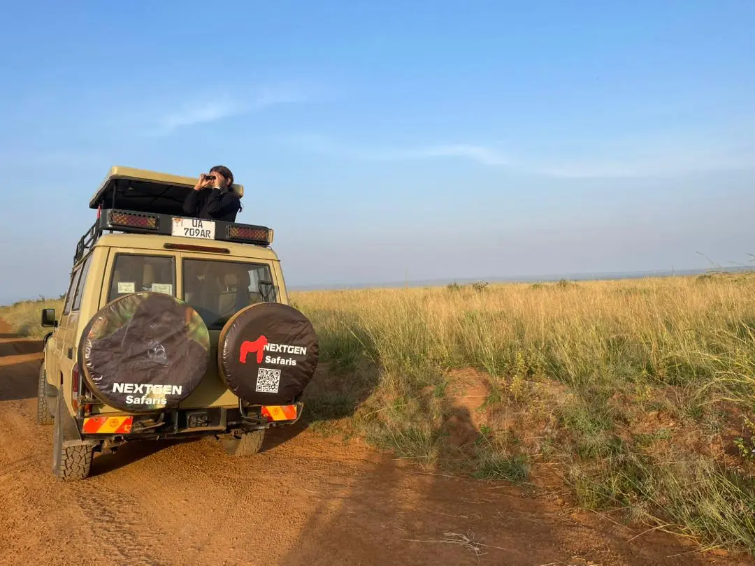 NextGen Safaris vehicle on an East African safari route